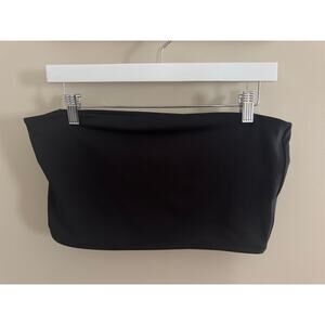 Express Body Contour High Compression Cropped 
Black Tube Top Size Large
